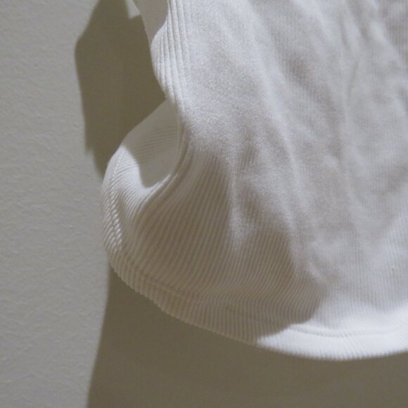 FREE PEOPLE MOVEMENT All Clear Solid Cami in White Ribbed Workout - Size XS / S - Picture 6 of 12